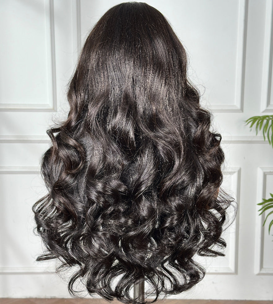 Exclusive 13*4 HD Frontal Lagos Hairline Body Wave Wig