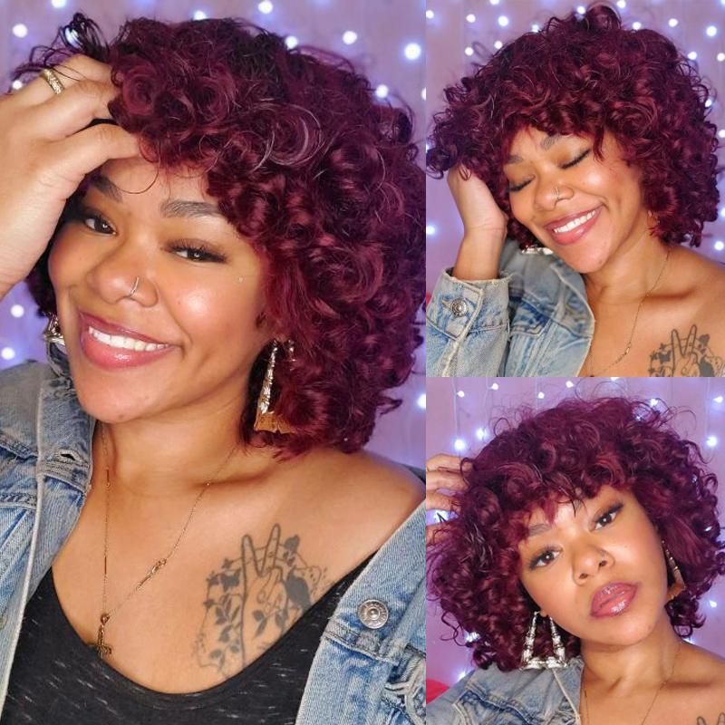 Super Double Drawn Rose Curl Wig 99J