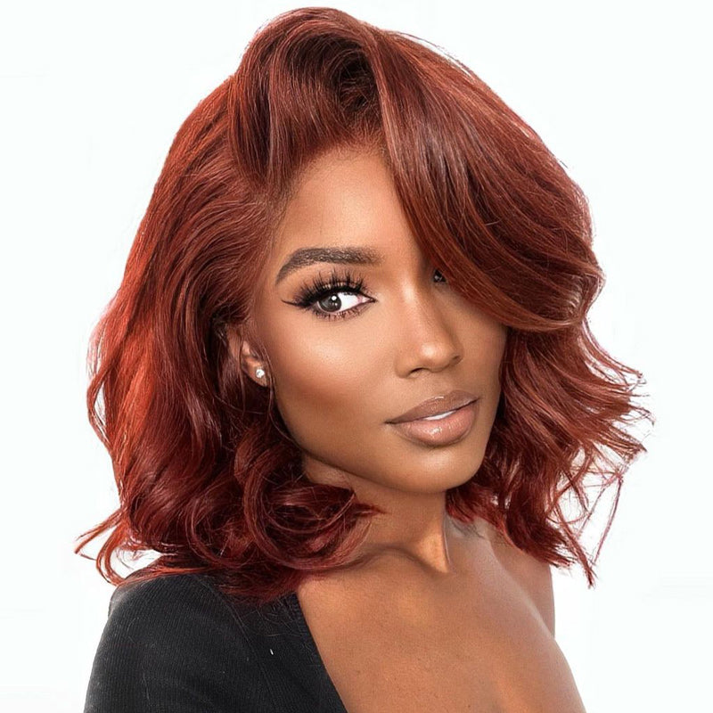 Amber Color High Density Frontal Wig Loose Wave