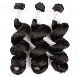 Hot Beauty Hair Peruvian 3 Bundles Natural Wave 100% Virgin Human Hair Weave