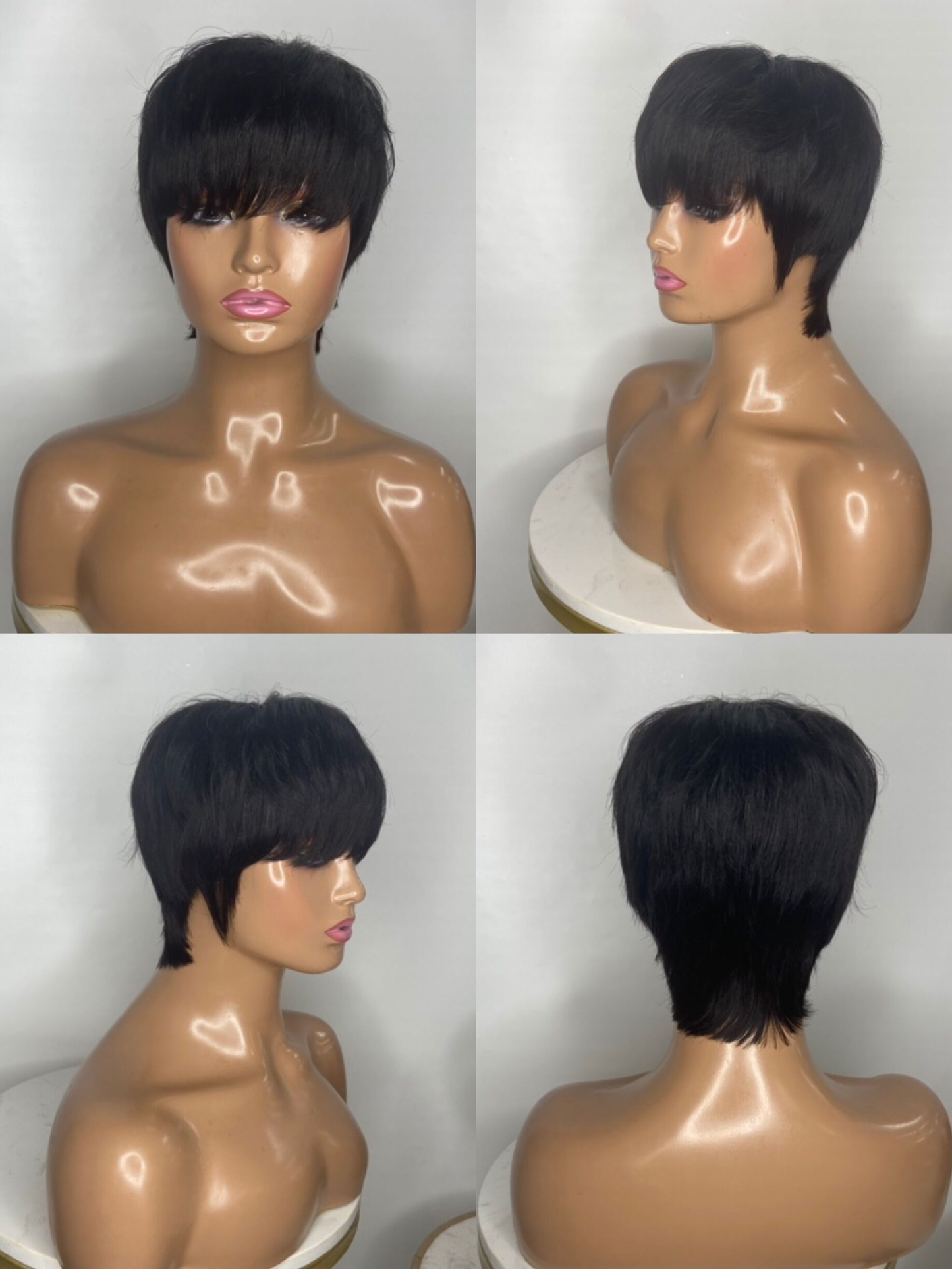 Fashion Pixie Cut Short Fringe Wig