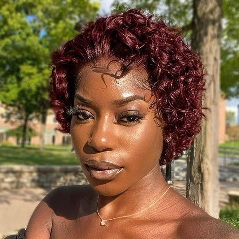 Bouncy Curly Frontal Lace Wig