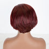 Hot Beauty Hair Burgundy Short Pixie Cut Frontal Lace Wig