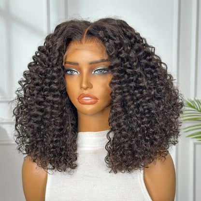 Hot Beauty Hair 5*5 HD Closure Trendy Water Wave Natural Color/ #4 Color/ #TB99J Color Wig