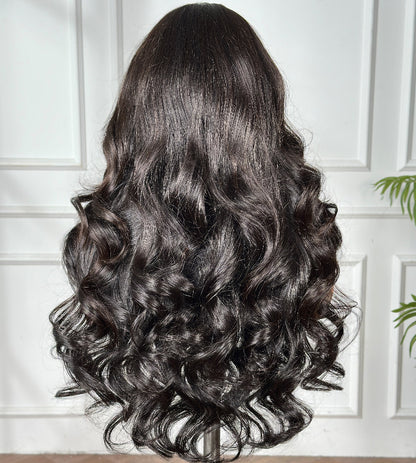 Exclusive 13*4 HD Frontal Lagos Hairline Body Wave Wig