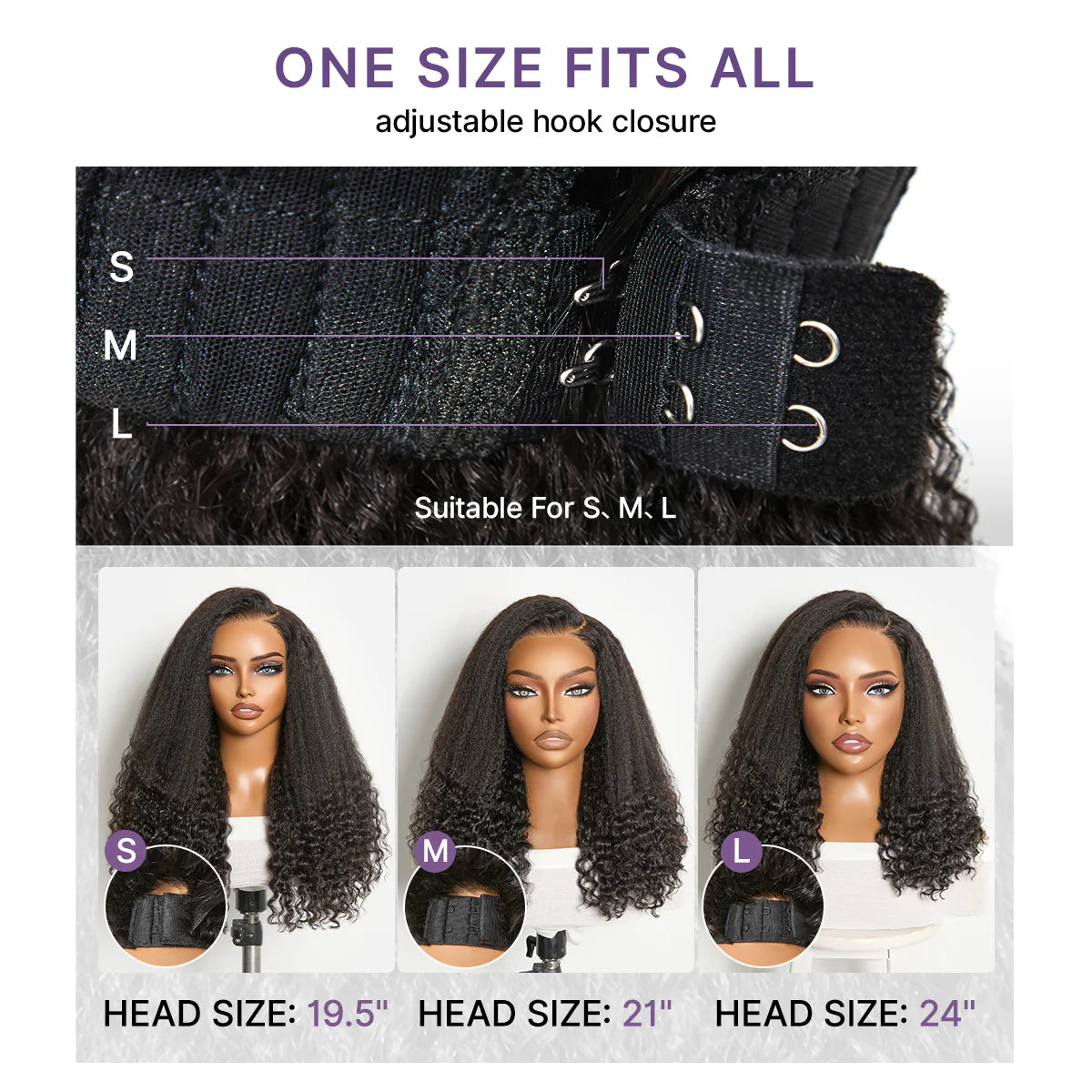 Dual Curl-KKS and Waterwave mix curl 20inch 5*5 closure HD lace Glueless Wig Pre Cut Lace