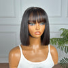 SDD 4×4 closure Bob Wig With Bang