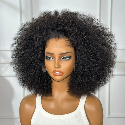 Hot Beauty Hair Luxroot Hairline 13×4 HD Frontal Exclusive Kinky Curl Wig