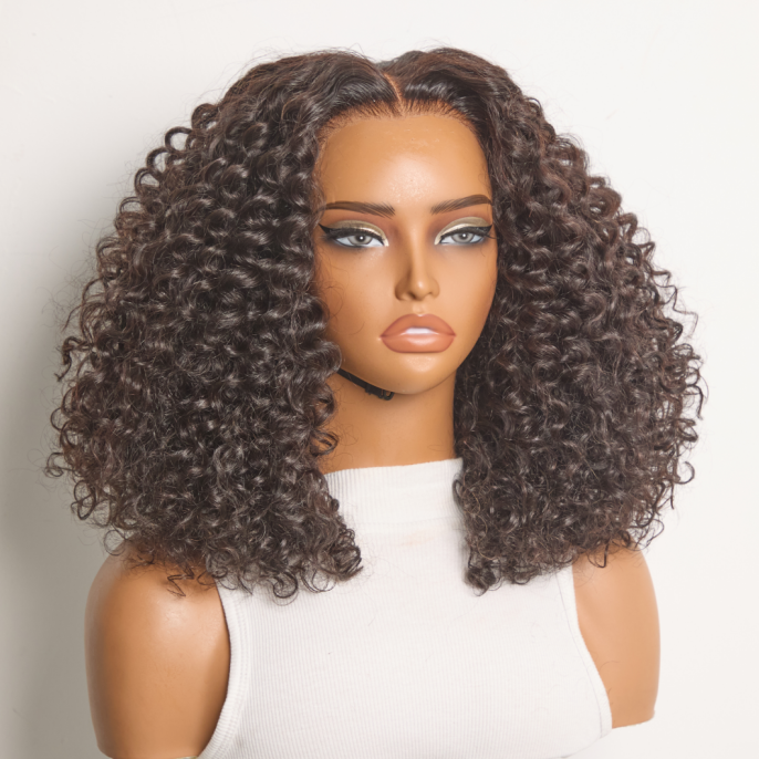 Hot Beauty Hair 5*5 HD Closure Trendy Water Wave Natural Color/ #4 Color/ #TB99J Color Wig