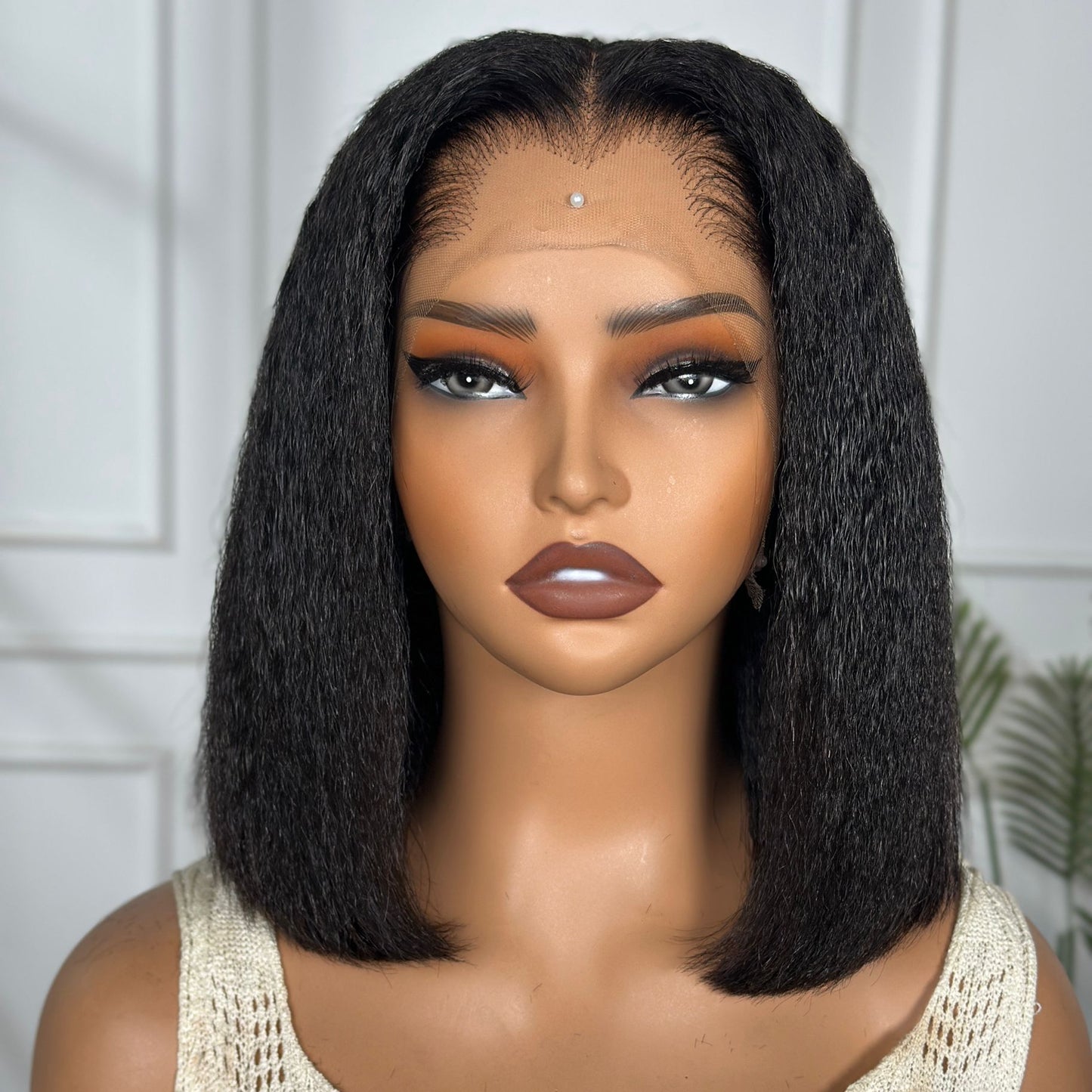 LuxRoot Hairline 13×4 HD Lagos Hairline Kinky Straight Wig