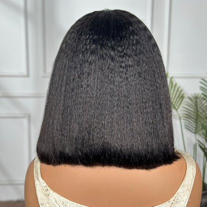LuxRoot Hairline 13×4 HD Lagos Hairline Kinky Straight Wig