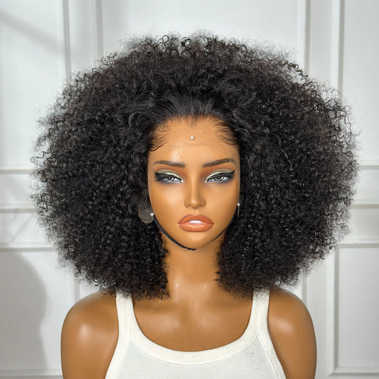Hot Beauty Hair Luxroot Hairline 13×4 HD Frontal Exclusive Kinky Curl Wig