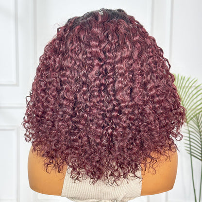 Hot Beauty Hair 5*5 HD Closure Trendy Water Wave Natural Color/ #4 Color/ #TB99J Color Wig
