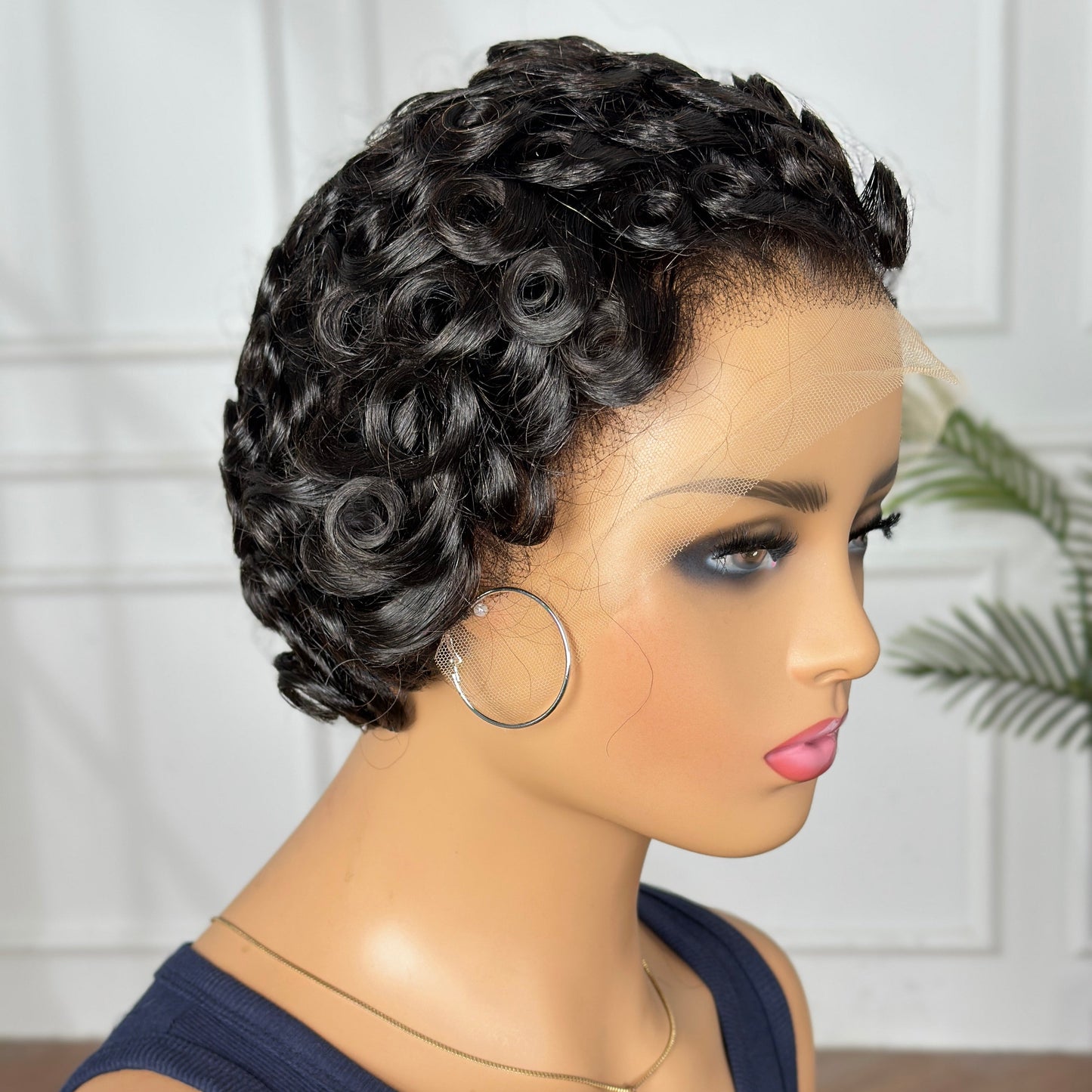 Chioma Wig-Curly 13*4 Frontal HD lace 4inch Glueless Wig