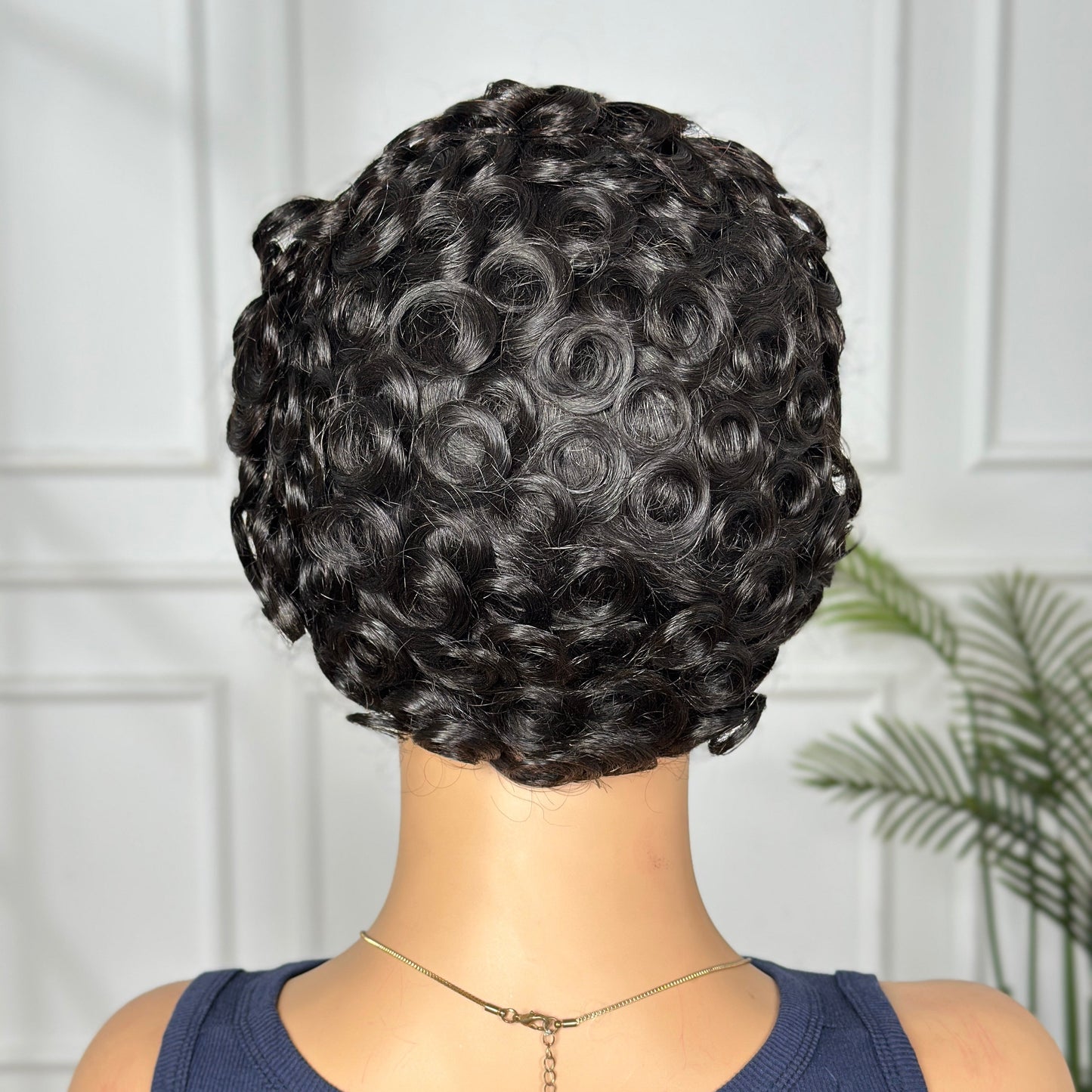 Chioma Wig-Curly 13*4 Frontal HD lace 4inch Glueless Wig