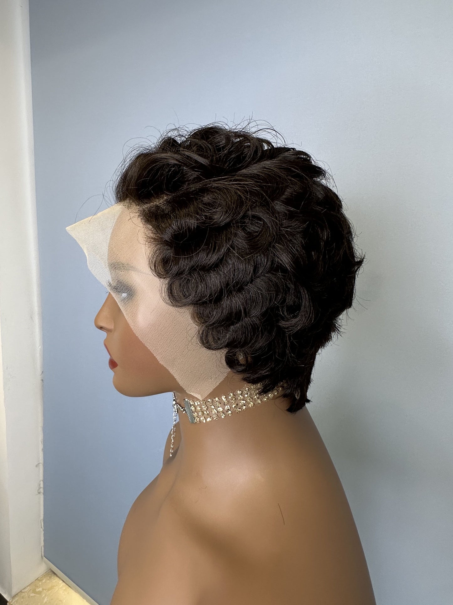 Fashion Pixie Cut Glueless 13x4 Frontal Lace Short Wig
