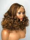 Customize Wigs M430 Color Closure Bouncy Curl Full Wig