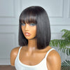 SDD 4×4 closure Bob Wig With Bang