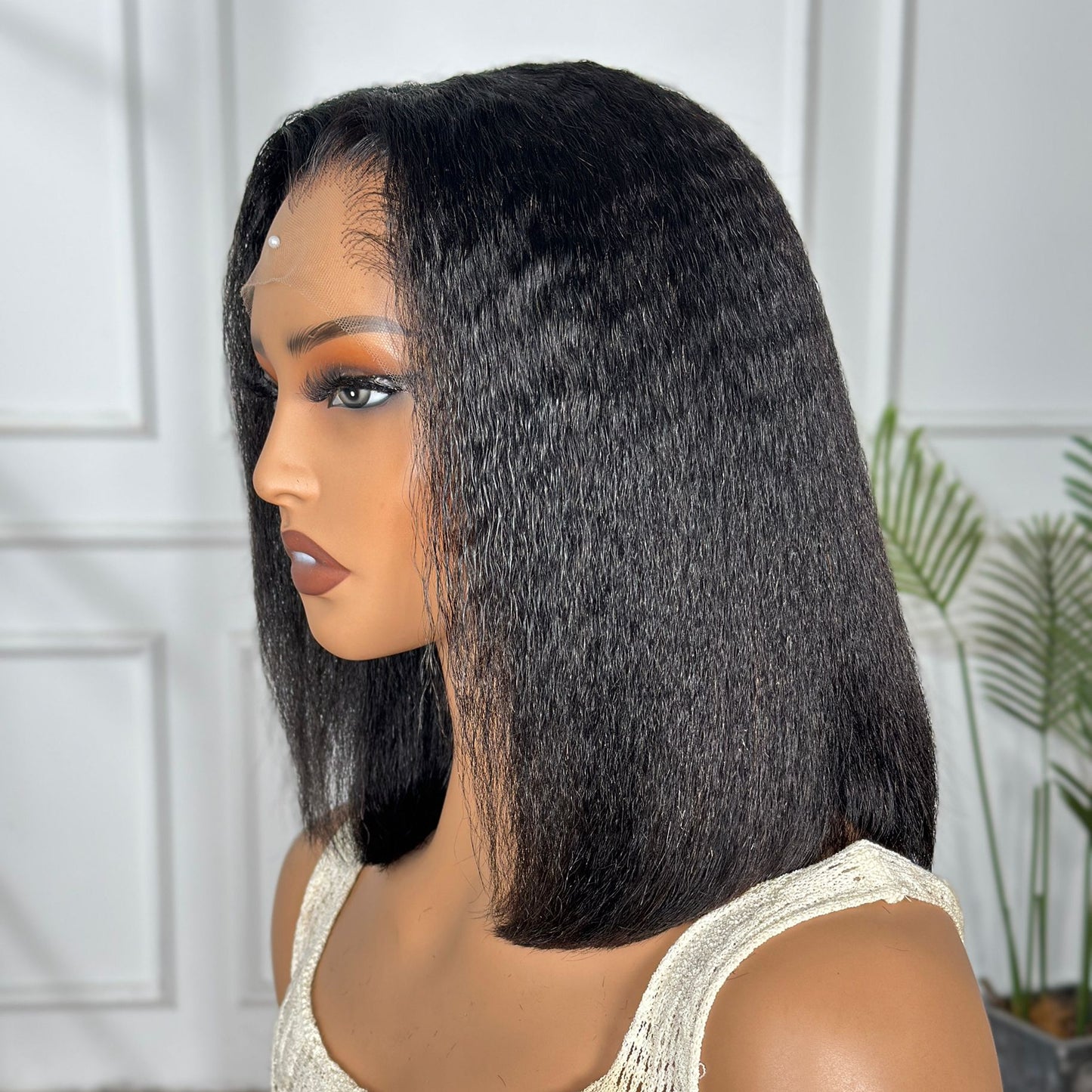 LuxRoot Hairline 13×4 HD Lagos Hairline Kinky Straight Wig