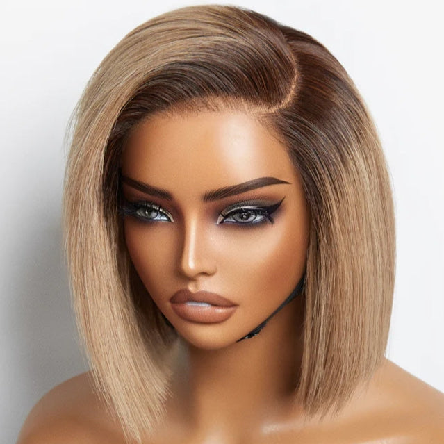 Hot Beauty Hair Tb/Blonde Color T Part Lace Wig Bob Wig