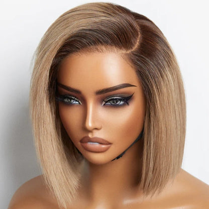 Hot Beauty Hair Tb/Blonde Color T Part Lace Wig Bob Wig