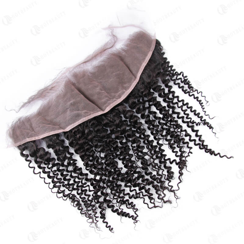 Hot Beauty Hair 13x4 Lace Frontal Hair Kinky Curl Closure
