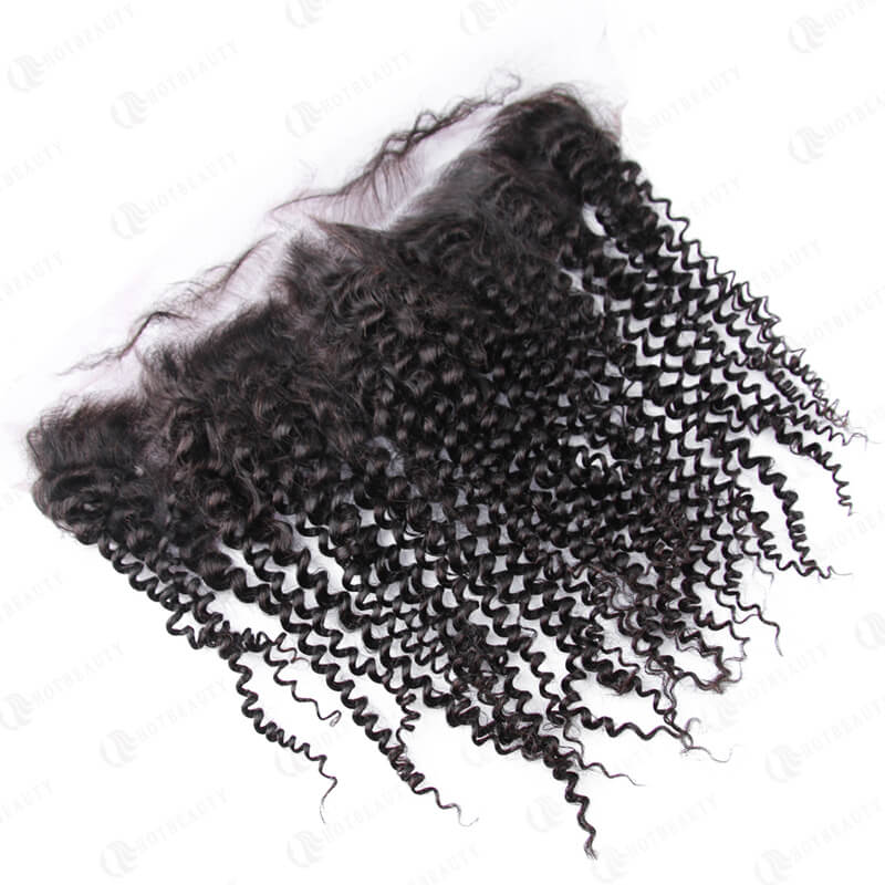 Hot Beauty Hair 13x4 Lace Frontal Hair Kinky Curl Closure