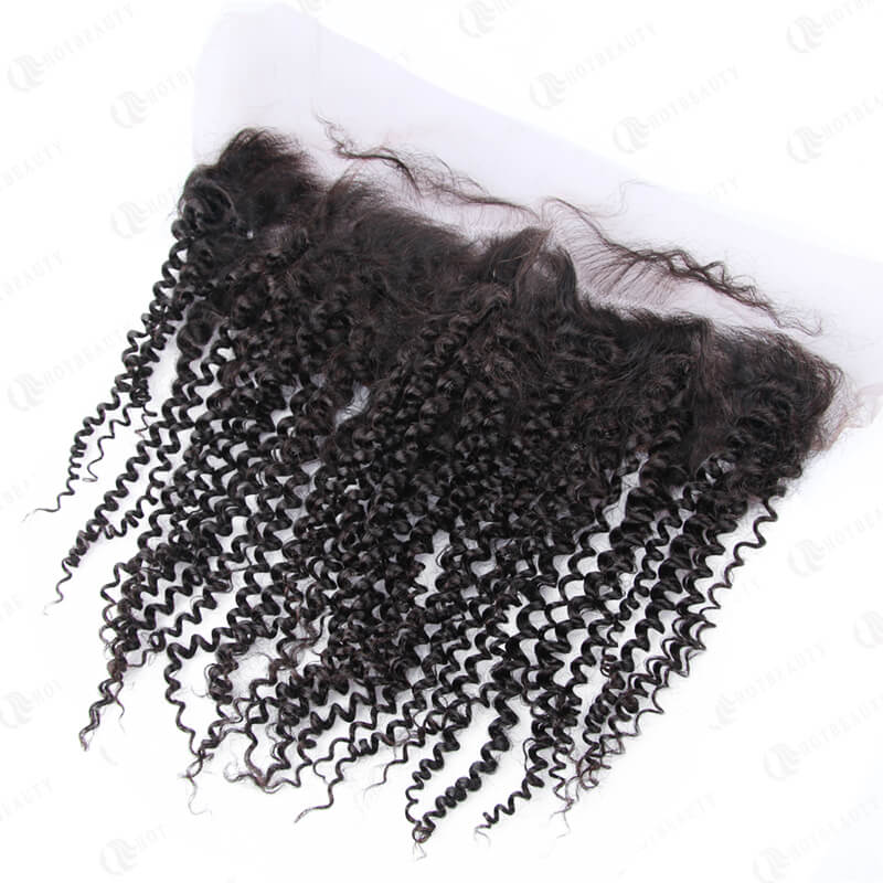 Hot Beauty Hair 13x4 Lace Frontal Hair Kinky Curl Closure