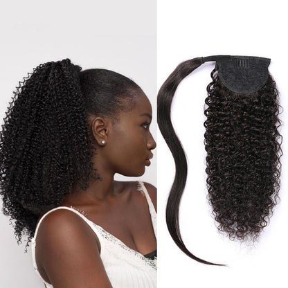 Hot Beauty Hair Ponytail Jerry Curl 100% Virgin Human Hair