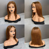 Color #4 Ombre Bob Wig 4x4 Closure Lace Wig