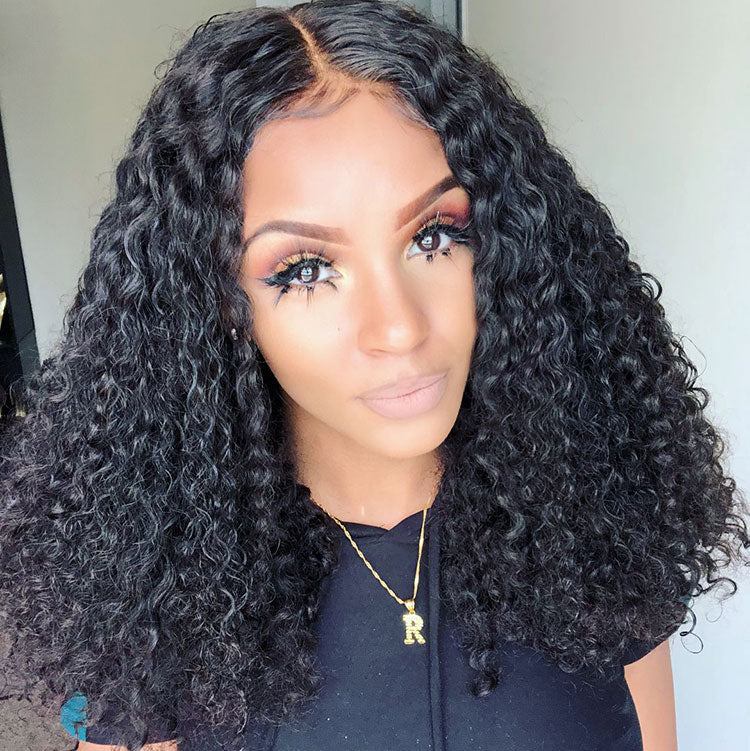 Hot Beauty Hair Super Double Draw Small Kinky Closure Wig