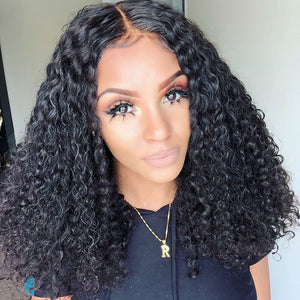 Hot Beauty Hair Super Double Draw Small Kinky Closure Wig