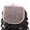 100% Human Virgin Hair 4*4 Lace Closure Deep Wave