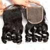 100% Virgin Human Hair 4*4 Lace Closure Loose Wave