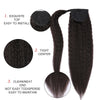 Hot Beauty Hair Ponytail Kinky Straight 100% Virgin Human Hair