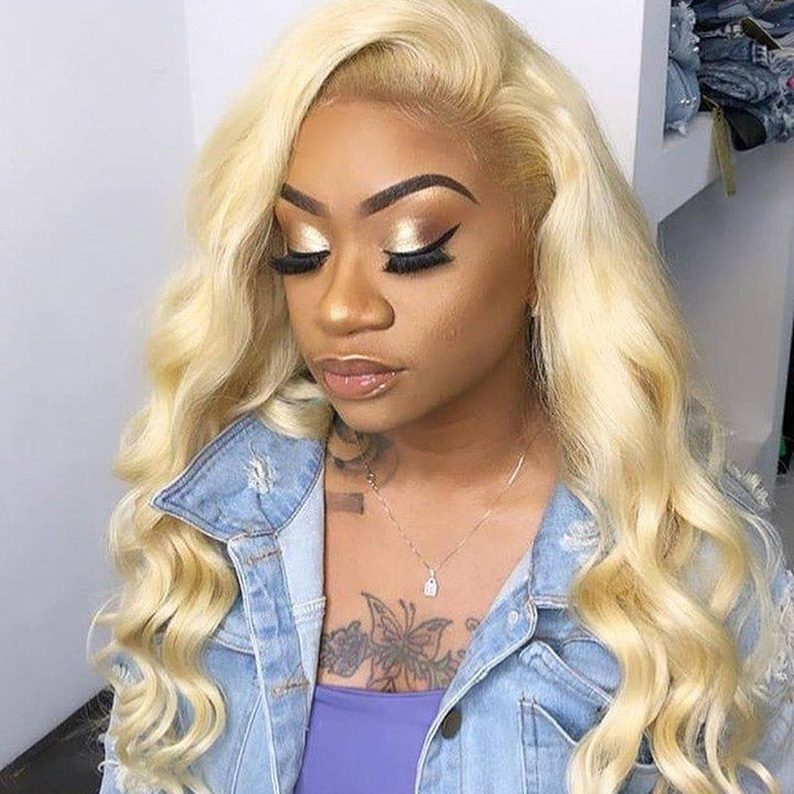 Hot Beauty Hair 613 Blonde 3 Bundles Virgin Human Hair Body Wave