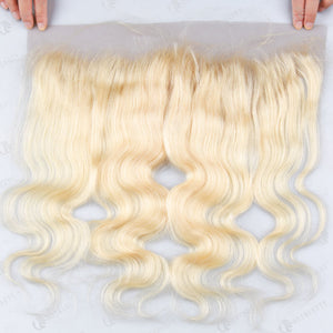Hot Beauty Hair 613 Blonde 13x4 Lace Frontal Hair Body Wave Closure