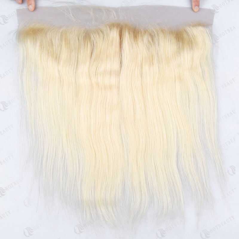 Hot Beauty Hair 613 Blonde 13x4 Lace Frontal Hair Straight Closure