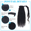 Hot Beauty Hair Ponytail Deep Wave 100% Virgin Human Hair