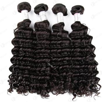 Hot Beauty Hair Peruvian 3 Bundles Deep Wave 100% Virgin Human Hair Weave