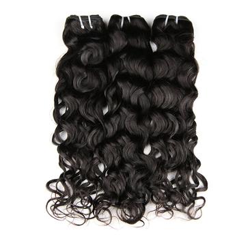 Hot Beauty Hair Peruvian 3 Bundles Water Wave 100% Virgin Human Hair Weave