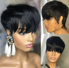 Fashion Pixie Cut Short Fringe Wig