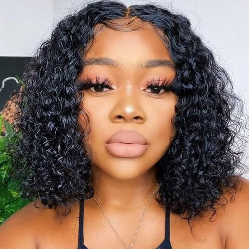 Short Cut Bob Closure Lace Wig