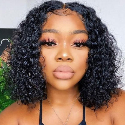Short Cut Bob Closure Lace Wig