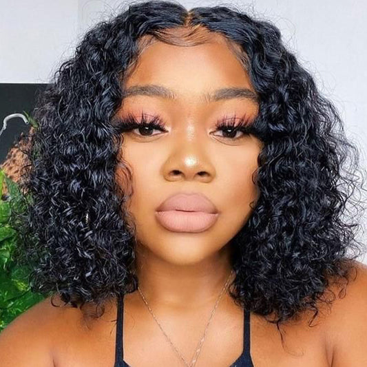 Short Cut Bob Closure Lace Wig