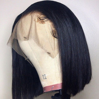 Short Cut Bob Closure Lace Wig