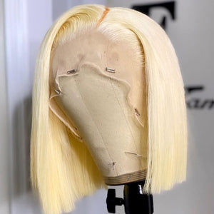 613 Blonde T Part Lace Bob Wig