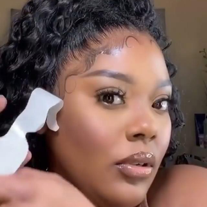 Attractive Baby Hair Tattoo for Edges