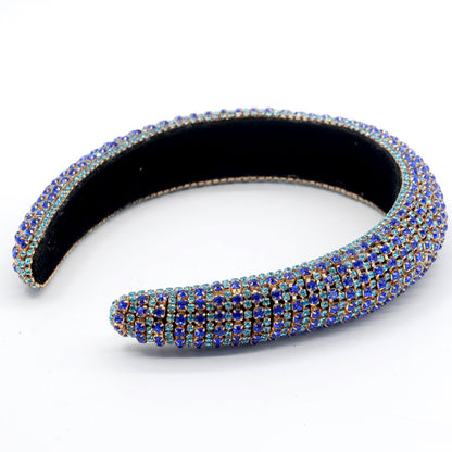 Fashion Crystall Headband Blue