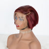 Hot Beauty Hair Burgundy Short Pixie Cut Frontal Lace Wig